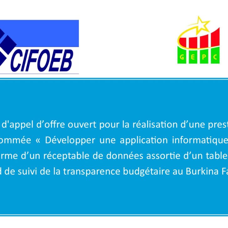 Avis d’appel d’offre