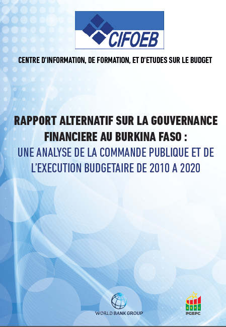 page de garde rapport alternatif