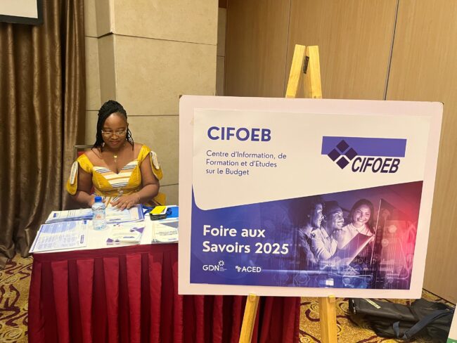 Dr Aida DAO, chargée des études au CIFOEB